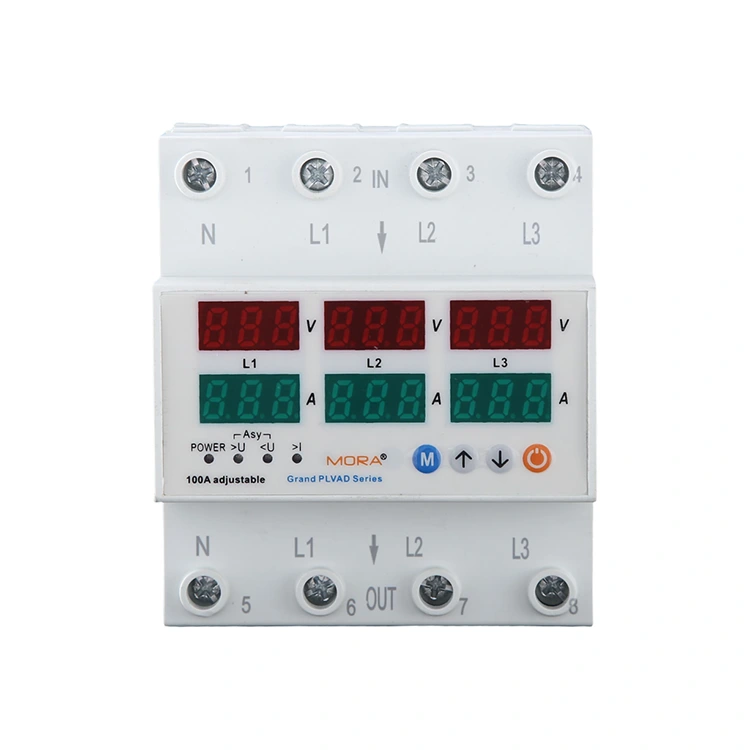 63A 80A 100A 電圧プロテクター